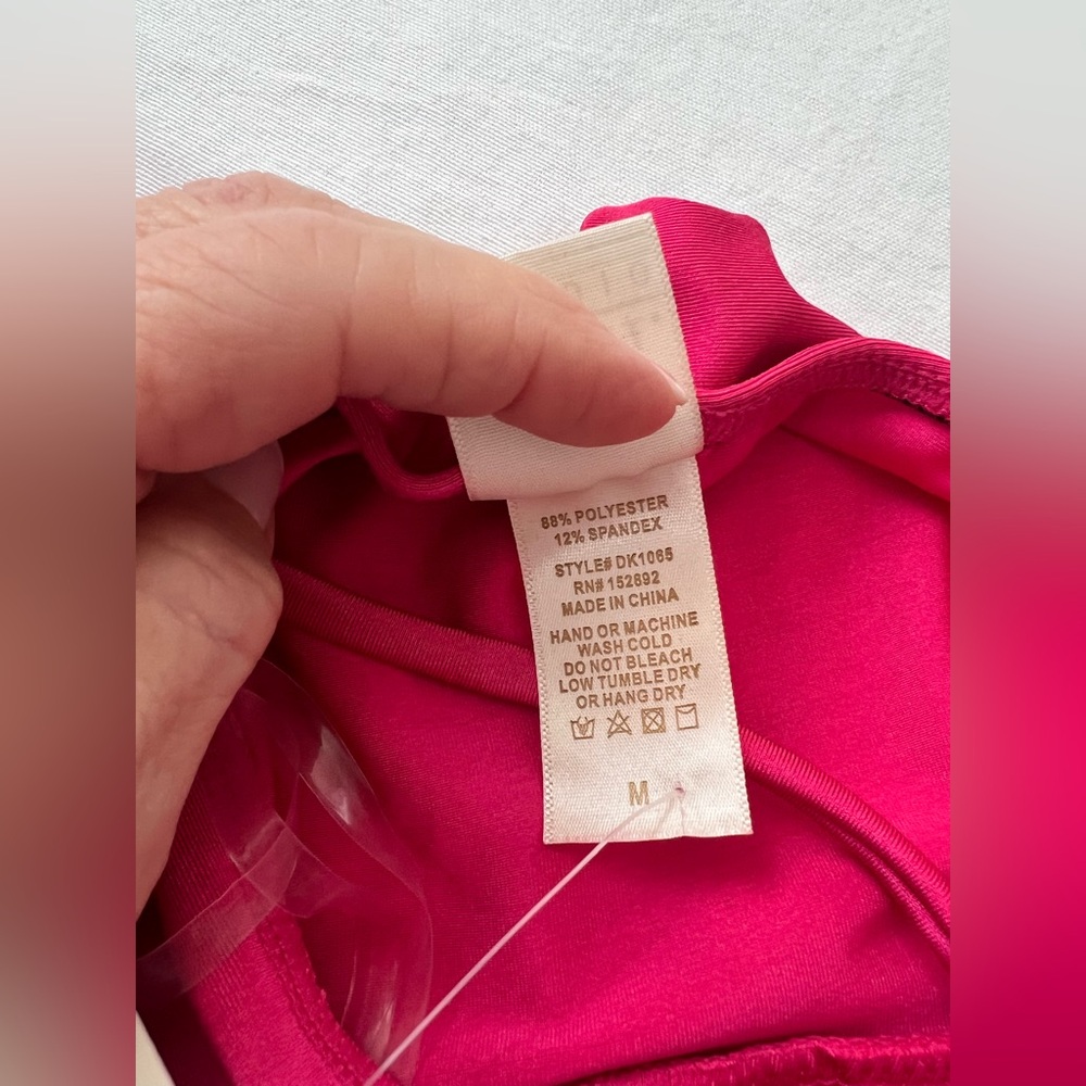 NWT-E.L.H Studio Pink Mini Dress. - Picture 7 of 7